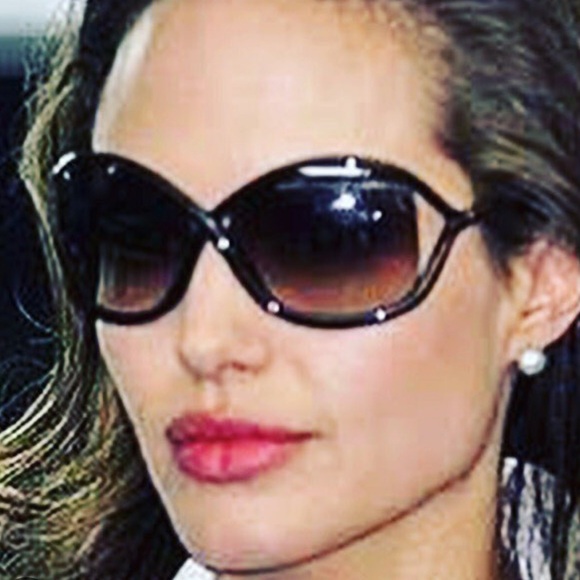 Tom Ford Accessories - Tom Ford Black Wide Sunglasses - Celebrity Favorite